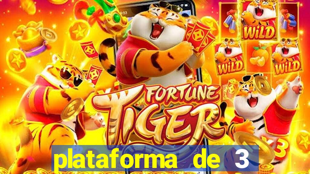 plataforma de 3 reais jogo