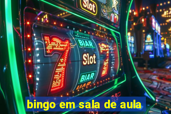 bingo em sala de aula