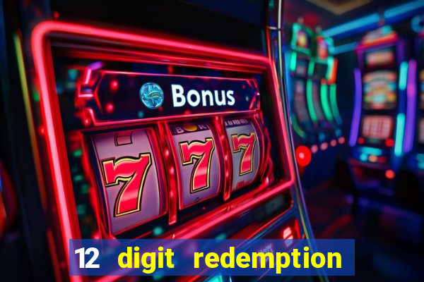 12 digit redemption code for golden hearts casino