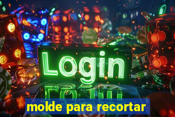 molde para recortar