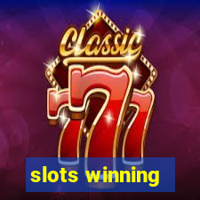 slots winning