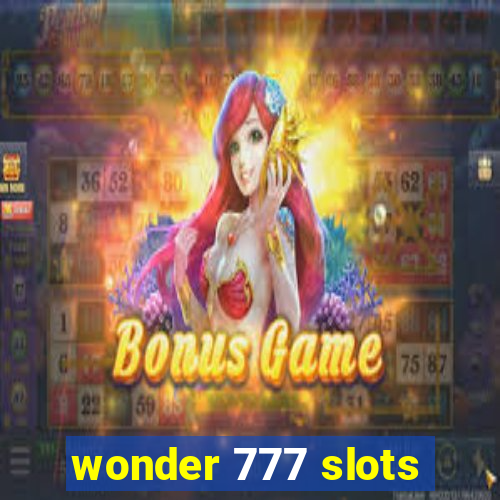 wonder 777 slots