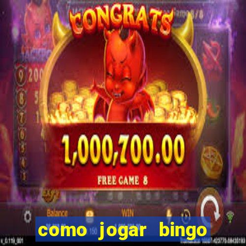 como jogar bingo no celular