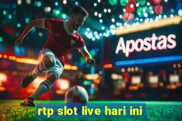 rtp slot live hari ini