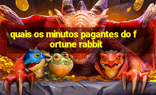 quais os minutos pagantes do fortune rabbit