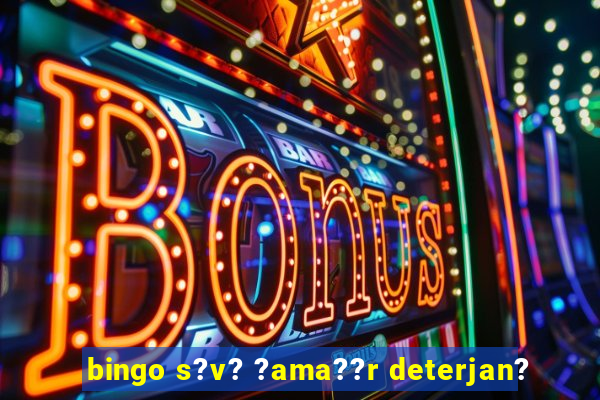 bingo s?v? ?ama??r deterjan?