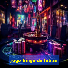 jogo bingo de letras