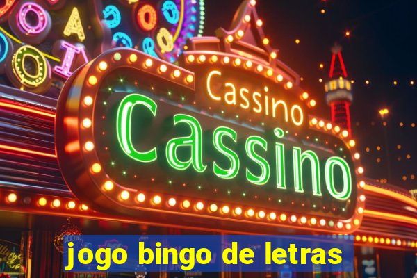 jogo bingo de letras