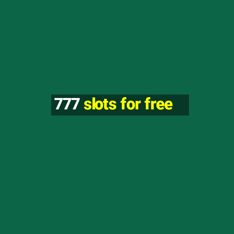 777 slots for free