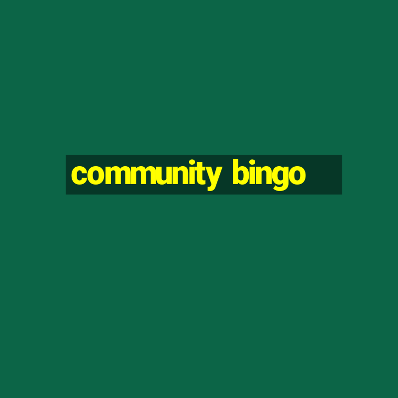 community bingo