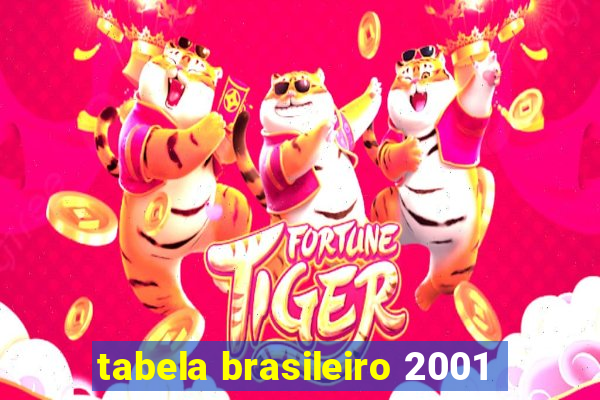 tabela brasileiro 2001