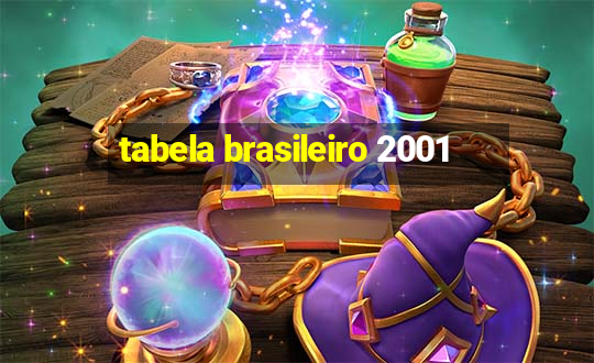 tabela brasileiro 2001