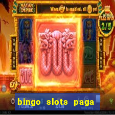 bingo slots paga mesmo ou n?o