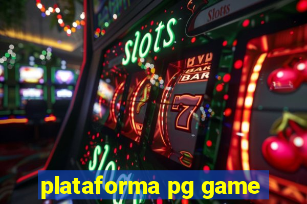 plataforma pg game