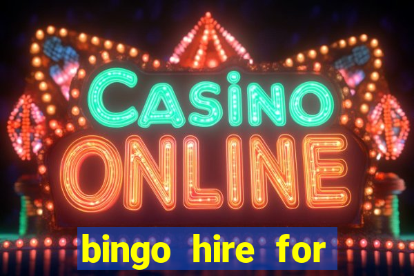 bingo hire for parties leigh