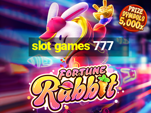 slot games 777