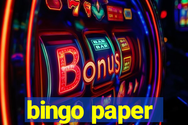 bingo paper