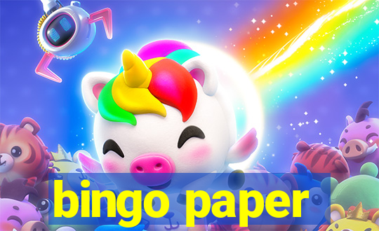 bingo paper