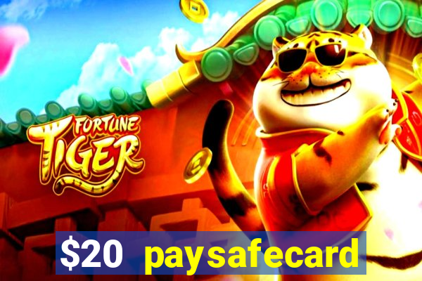 $20 paysafecard deposit bonus casino nz