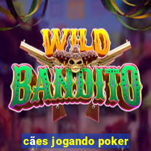 cães jogando poker