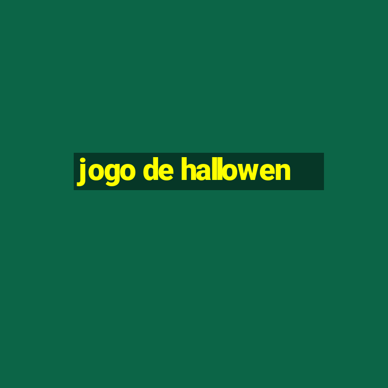 jogo de hallowen