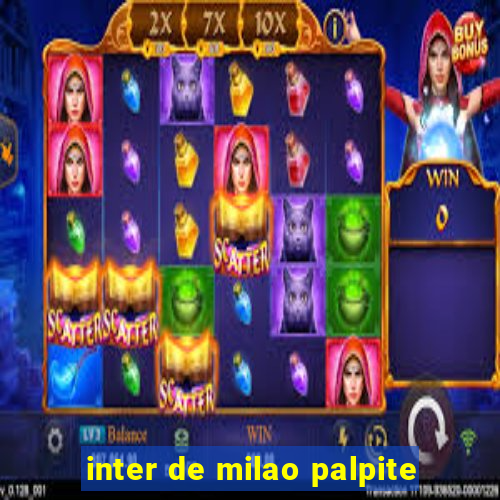 inter de milao palpite