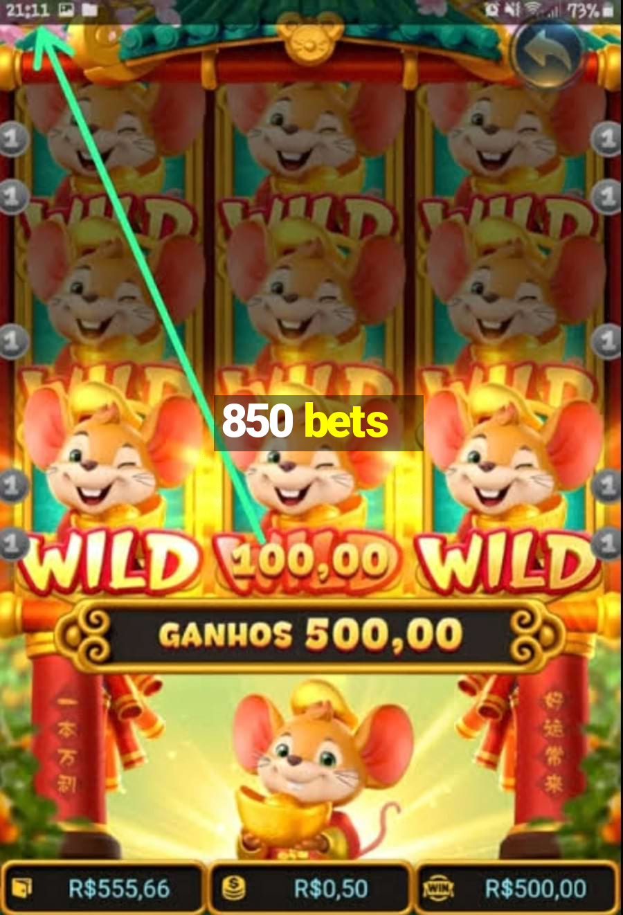 850 bets