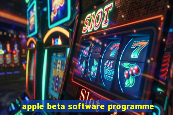 apple beta software programme