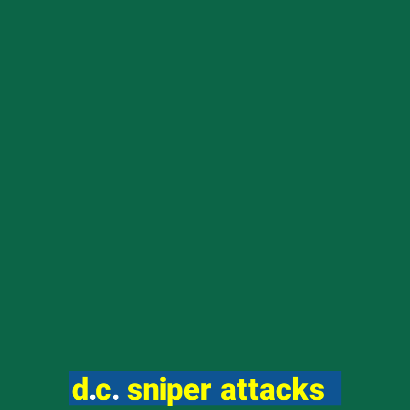 d.c. sniper attacks