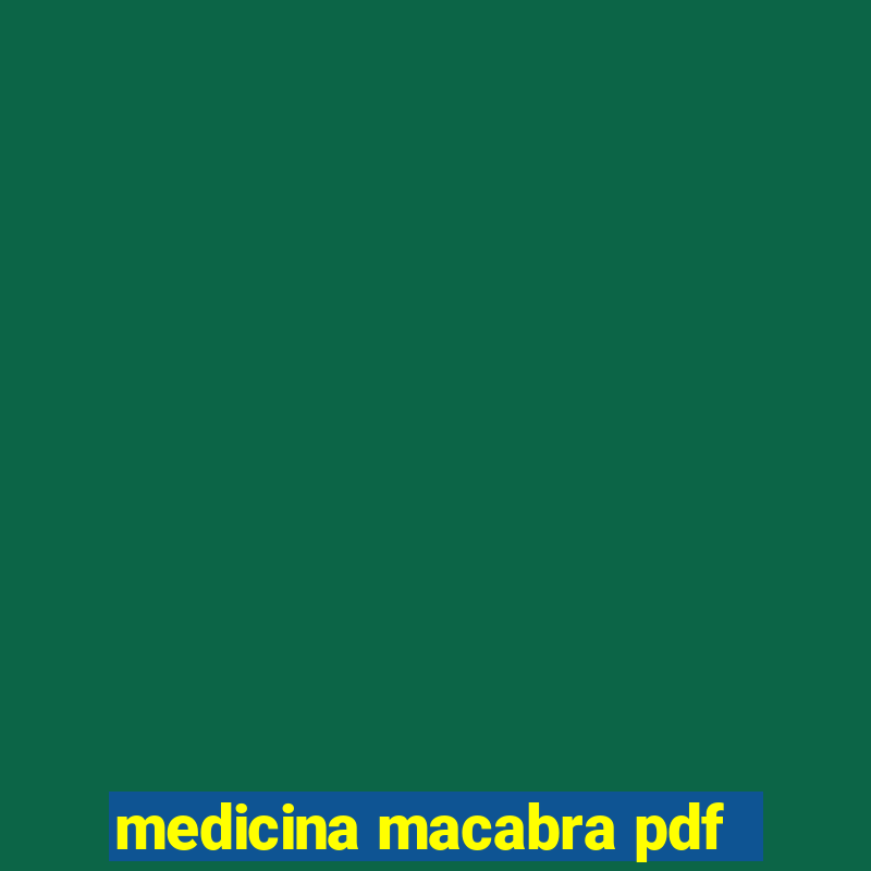 medicina macabra pdf