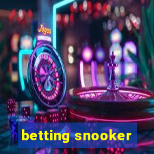 betting snooker