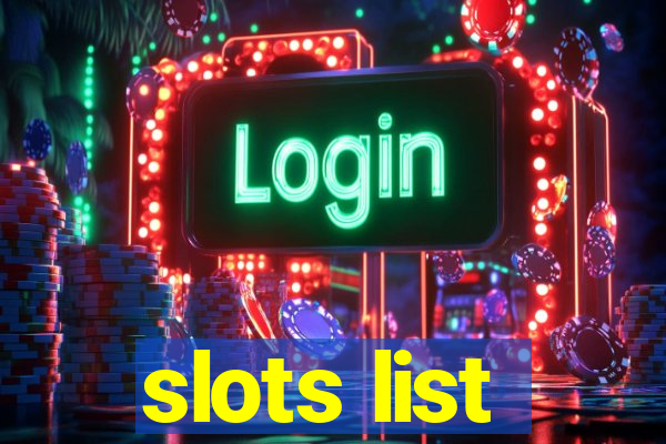 slots list