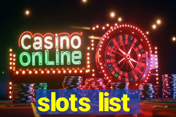 slots list