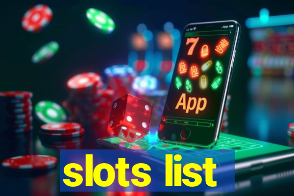 slots list