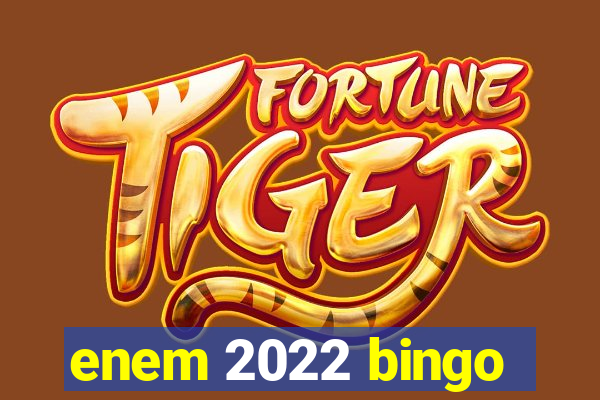 enem 2022 bingo