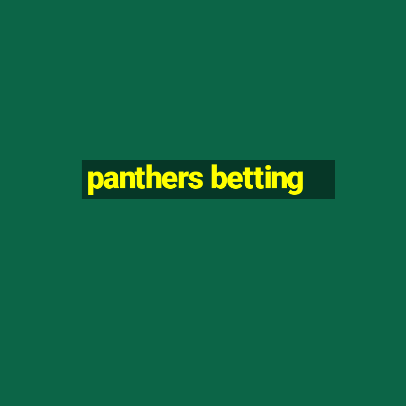 panthers betting