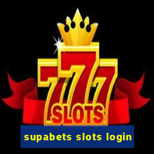 supabets slots login