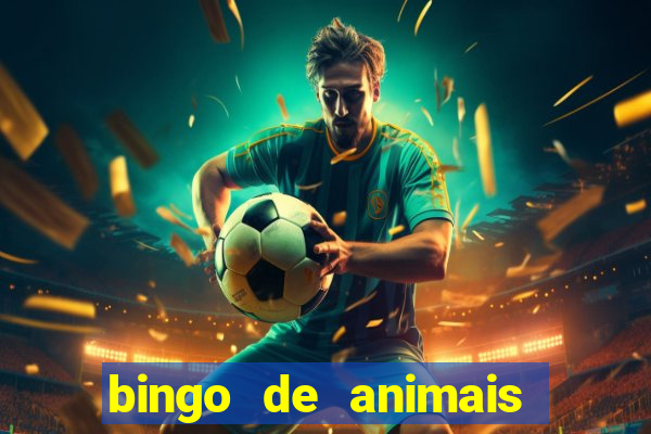 bingo de animais para educa??o infantil