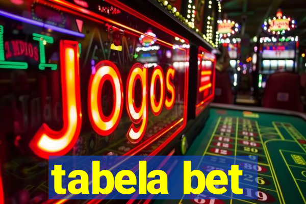 tabela bet