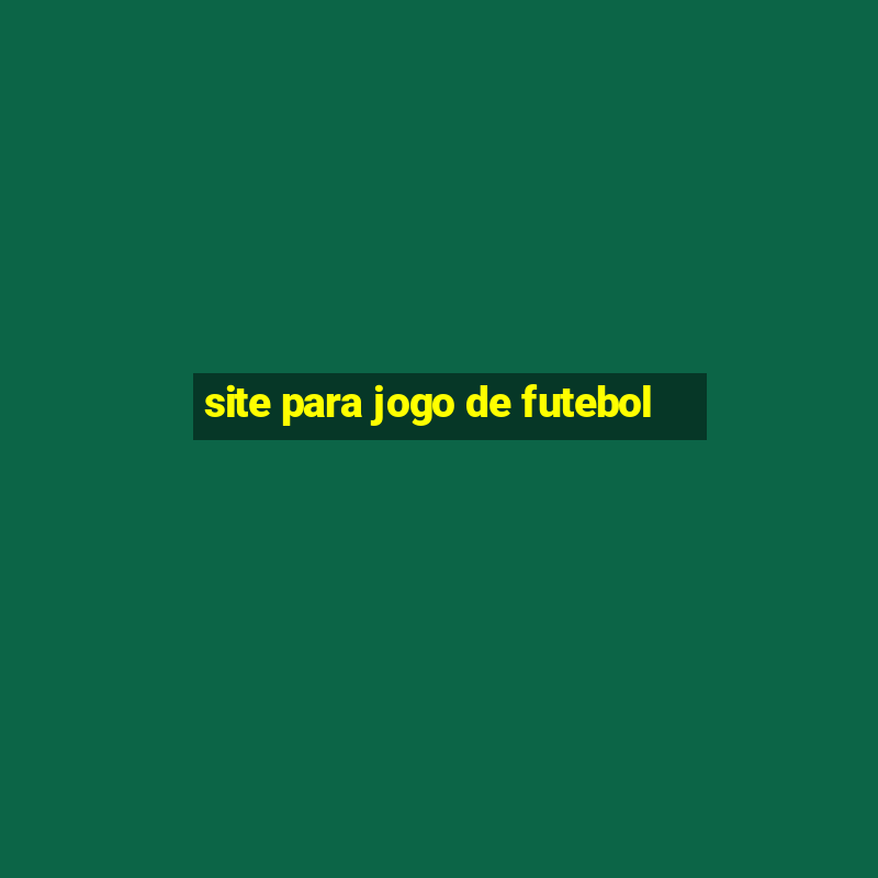 site para jogo de futebol