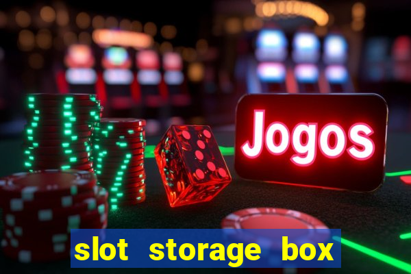 slot storage box for car