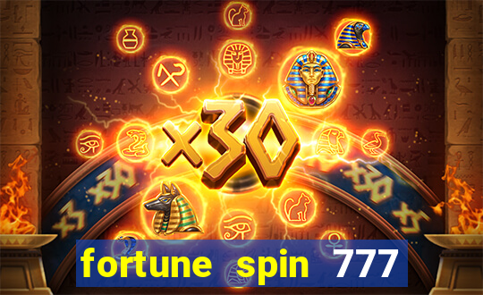 fortune spin 777 paga mesmo