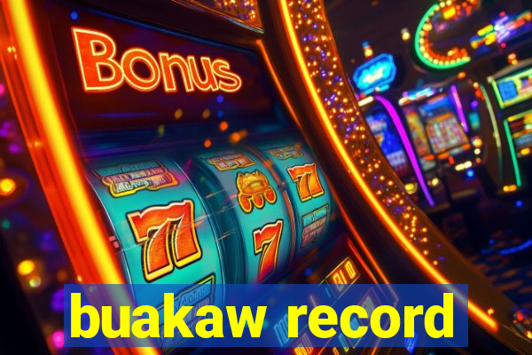 buakaw record