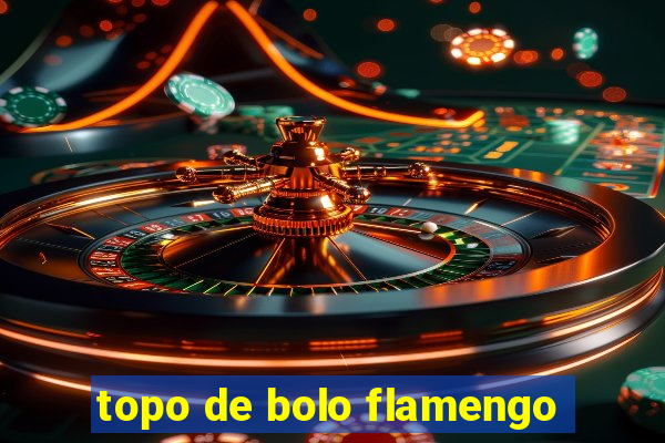 topo de bolo flamengo