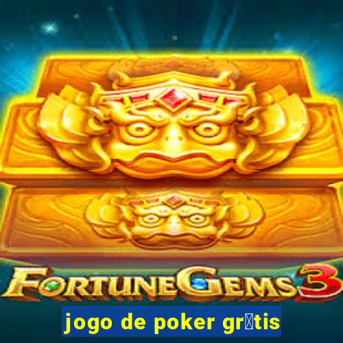 jogo de poker gr谩tis