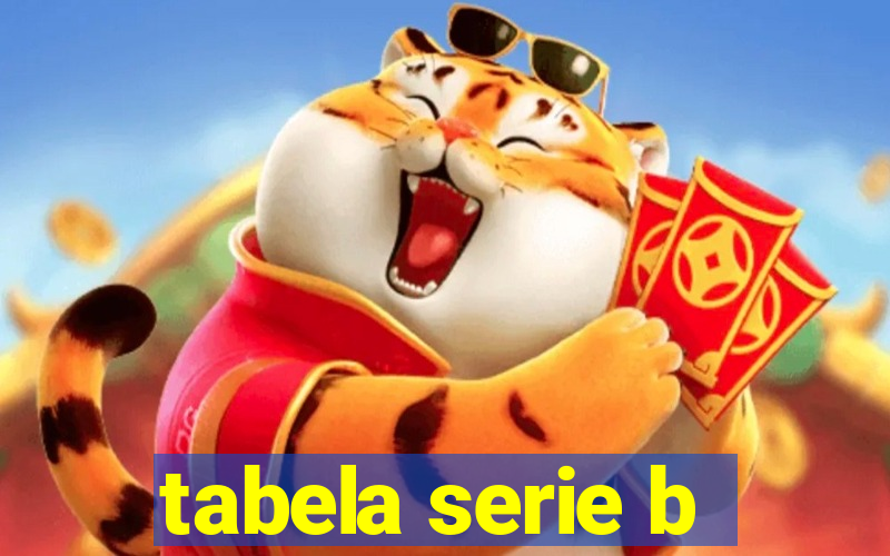 tabela serie b