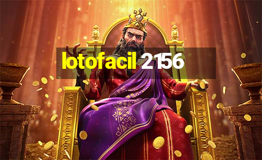 lotofacil 2156