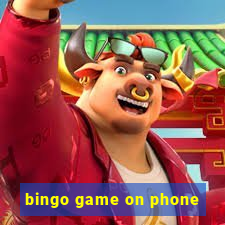 bingo game on phone