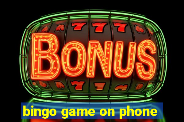 bingo game on phone