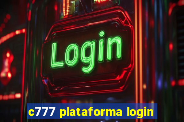 c777 plataforma login